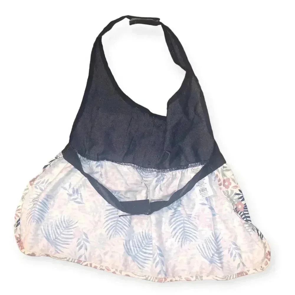 Woof Floral Denim Pet Dress